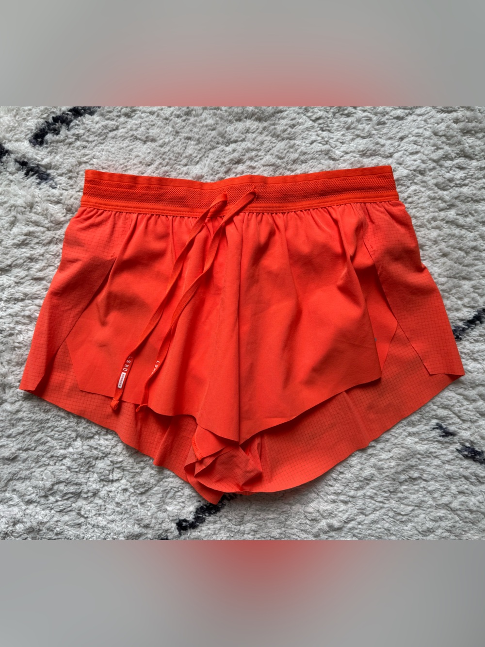 LSKD Accelerate 3” Mid-Rise Running Shorts - Orange